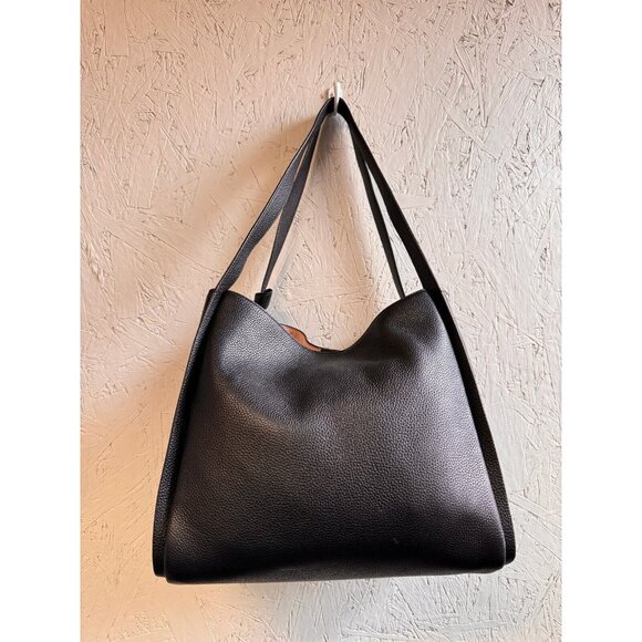 KATE SPADE NY Knott pebbled leather large shoulder bag - Black (Used) - Picture 5 of 16